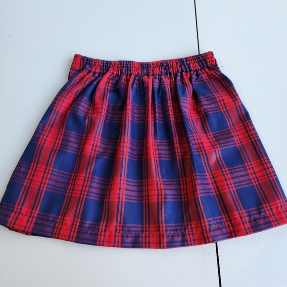 NWT Sim & Sam Women's Blue Red Plaid Mini Skirt Style: Urban Sample Sz M - Picture 7 of 9
